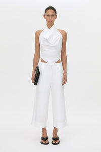 Onesto Cowl Neck Backless Top