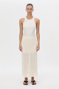 Viele Textured Bias Skirt