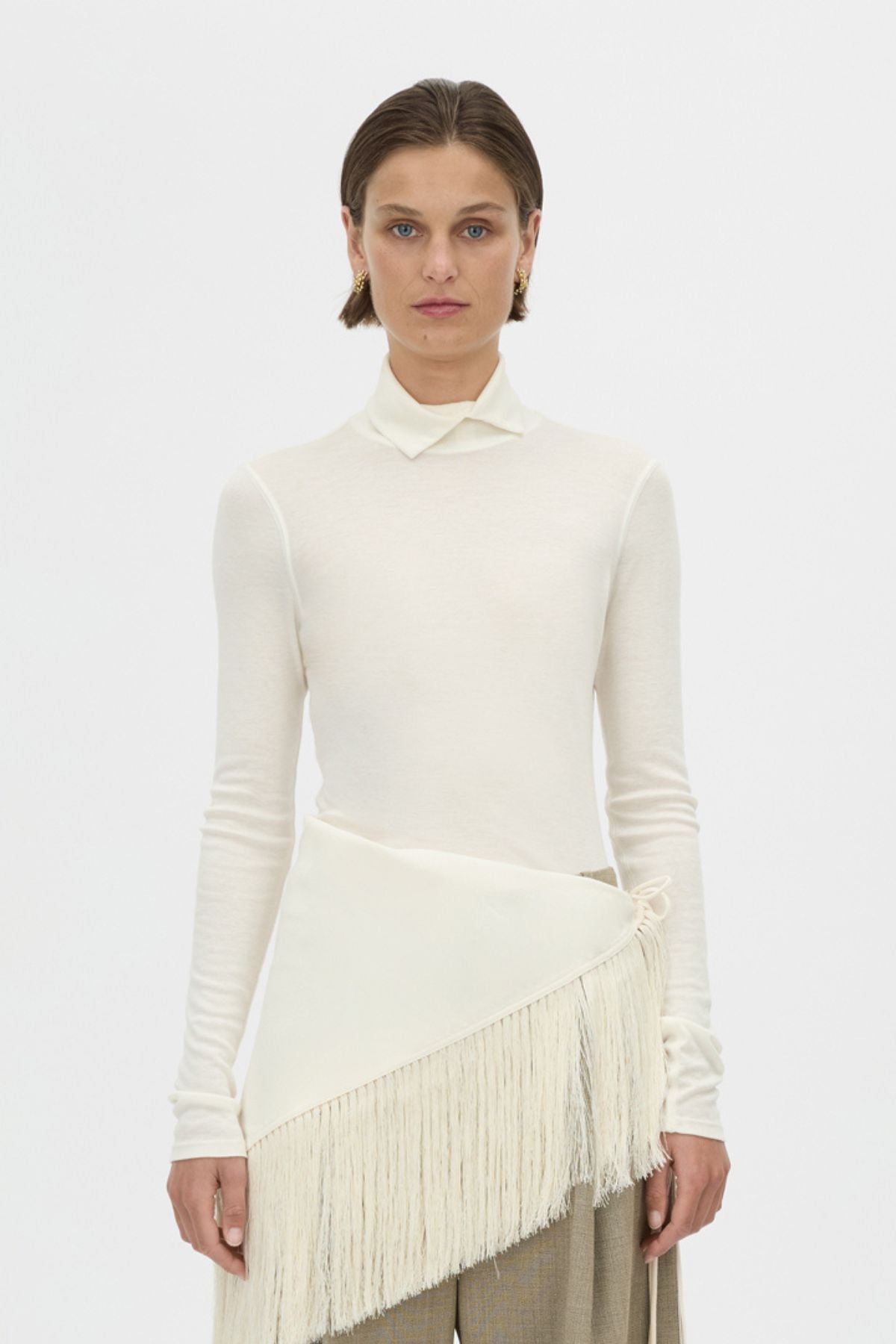 Barre High Neck Top