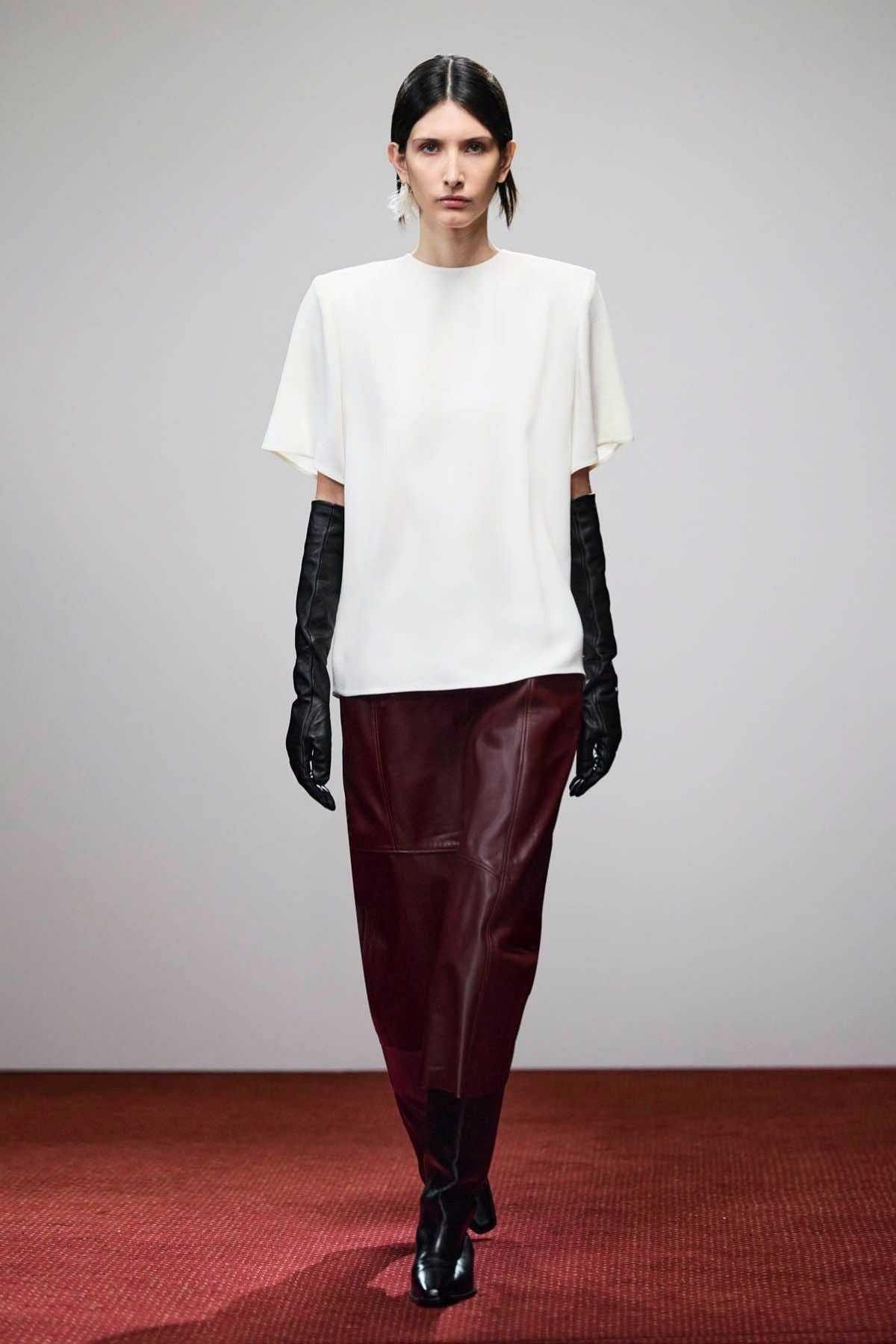 Orrin Leather Skirt
