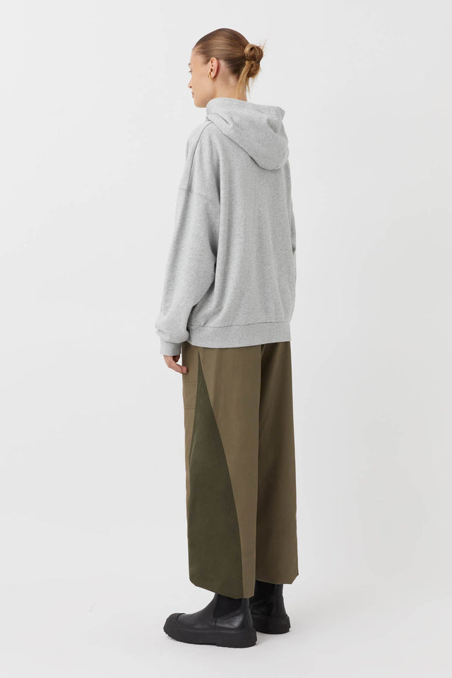 Asher Logo Hoodie in Grey CAMILLA AND MARC Official C M