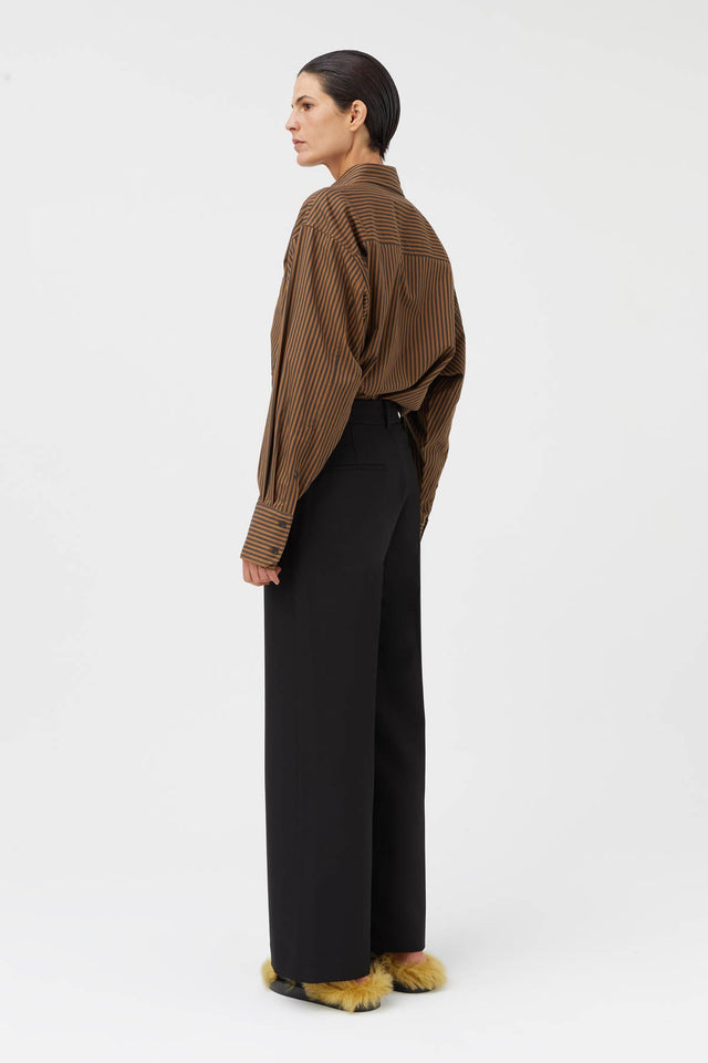 Bostan High-waisted Tailored Pant in Black - CAMILLA AND MARC