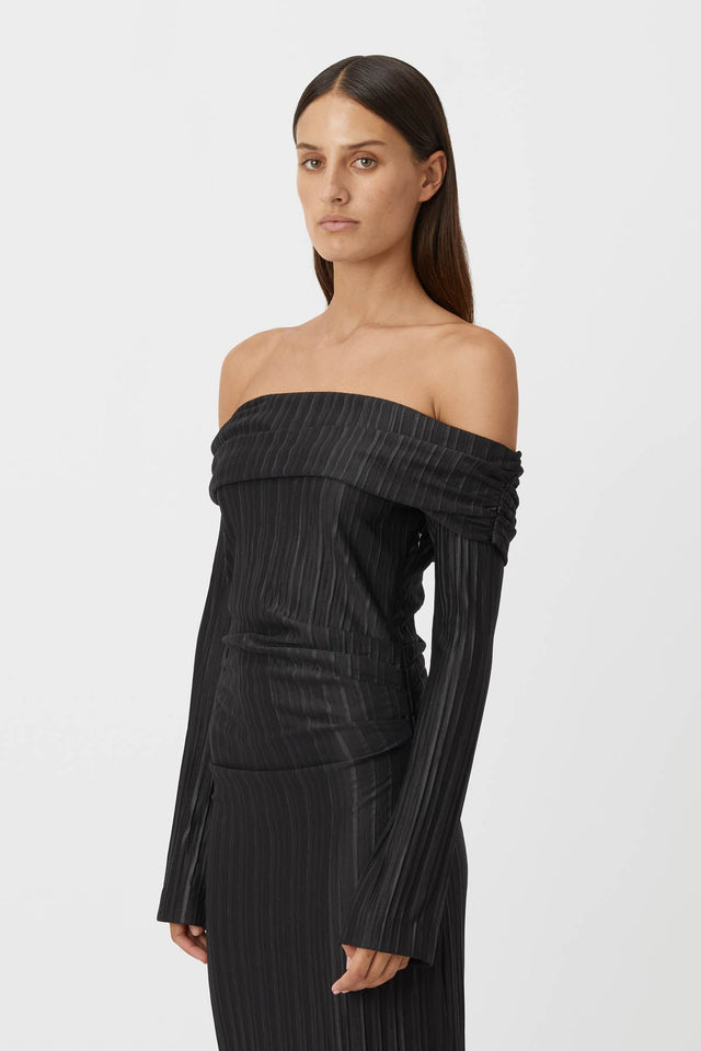 Camilla and marc off shoulder outlet dress